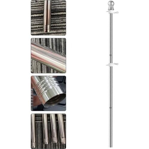 Stainless Steel Wall Mount Flag Pole Rustproof Flagpole Portable Durable Outdoor Flag Pole For Garden