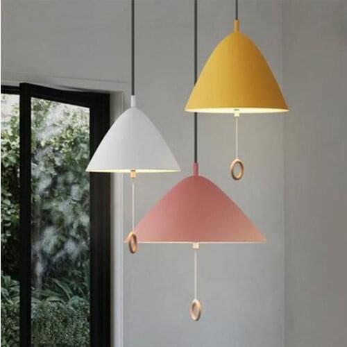 Nordic LED Modern Pendent Lights Kitchen Home Decoration Hangin Lamps Childrens Room Light Fixtures Restaurant Bedroom Lighting