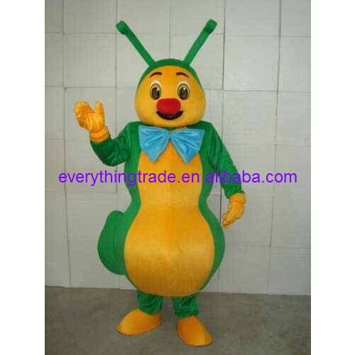 New arrival 2017 Adult cartoon character lovely Green Bug Mascot Costume fancy dress party costumes