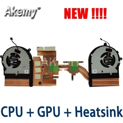 New cpu gpu cooling Radiator Fan cooler for Asus ROG TUF Gaming FX80G FX80GM FX80GE ZX80GD FX8Q FX504G FX504GD FX504GE FX504GM