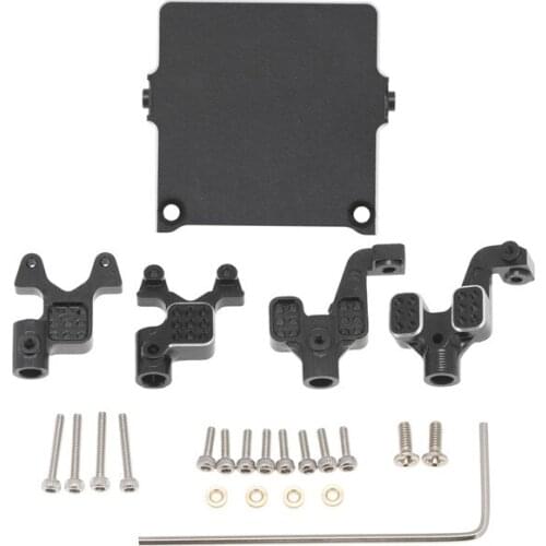 Aluminum alloy front and rear shock absorbers with receiving frame 1/24 simulation model Axial SCX24 90081