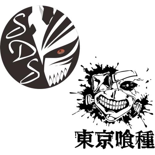 Three Ratels CC32 Ghoul series dark style personalized stickers car Body decoration sticker motorcycle skateboard laptop