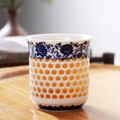 NEWYEARNEW 1piece Retro Ceramic Tea Wine Cup Set Accessorie Tableware Wedding Business Gift