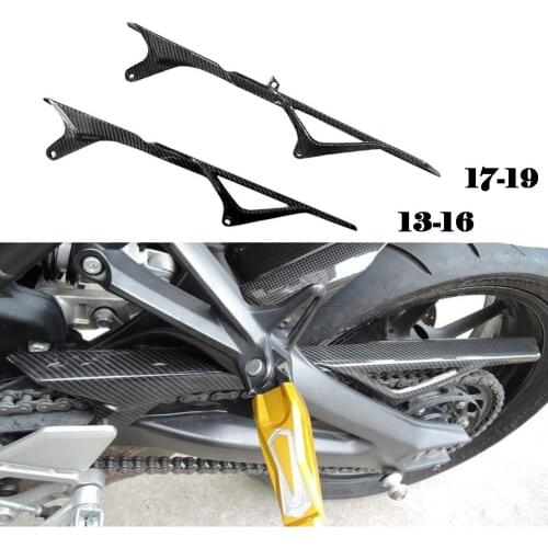3K Twill Carbon Fiber Chain Guard Glossy Finishing For Yamaha MT-09 MT09 2013 2014 2015 2016 2017 2018 2019