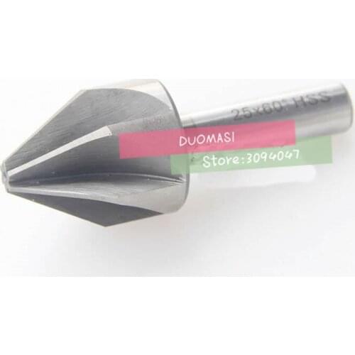 1pcs 6mm-50mm 60 Degree HSS Chamfer Cutter Chamfering Drilling Mill Drill Set Milling Cutting Tool(6/8/10/16/20/25/30/40/50mm)