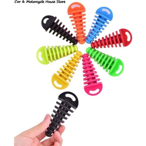 1PC Motorcycle Exhaust Muffler Plug Pipe Off-Road Silencer Wash Pipe Protector