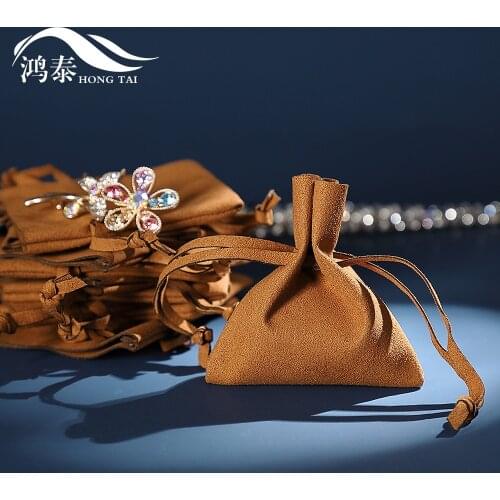 10 bags jewelry rings earrings jewelry pouch microfiber drawstring pouch small bag customized support