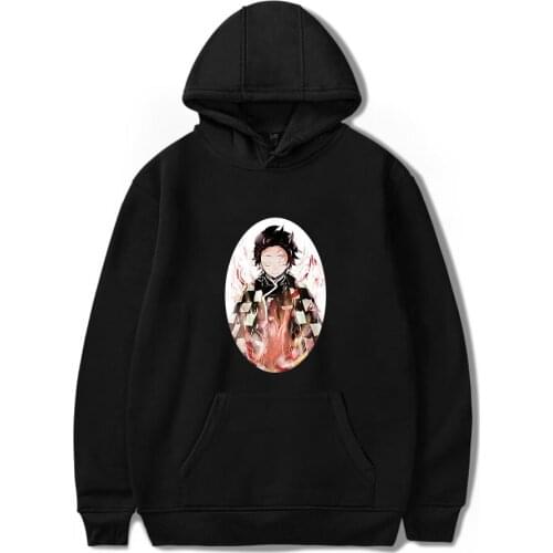 2020 Demon Slayer Hoodies Anime Fashion Printed Ghost Blade Hoodies Sweatshirt Pullover Harajuku Hoodie Men/women Hip Hop Tops