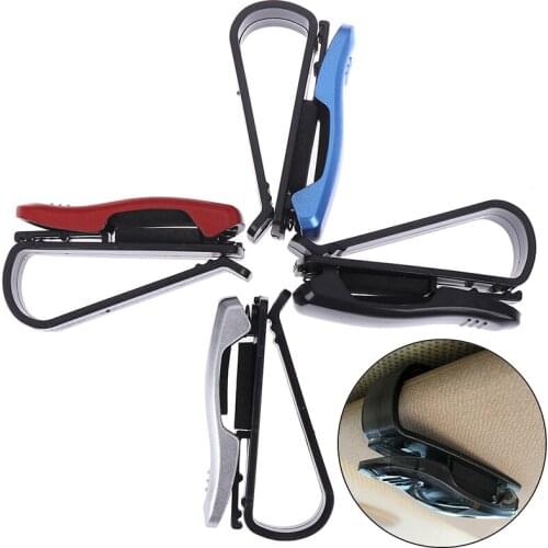 1pc Car Glasses Folder Sun Visor Storage Holder Receipt Card Clip Auto Fastener Clip for Car A30