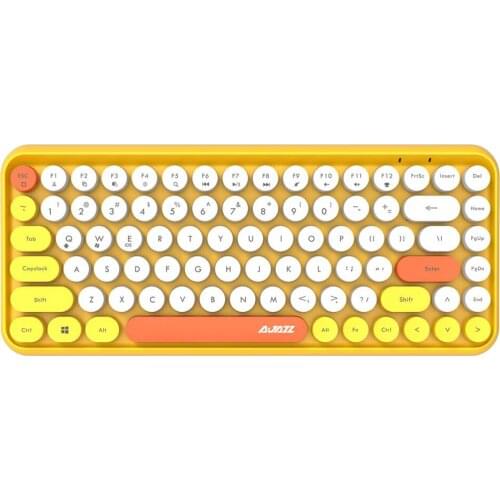 Wireless Bluetooth Keyboard Mini Keypad 84 Key Compact for Windows /IOS / Android Laptop Tablets