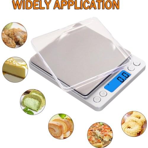LCD Display 300/500g Mini Multi-function Digital Food Kitchen Scale Electronic Pocket Weight Jewelry Gold Tea Machine Tools