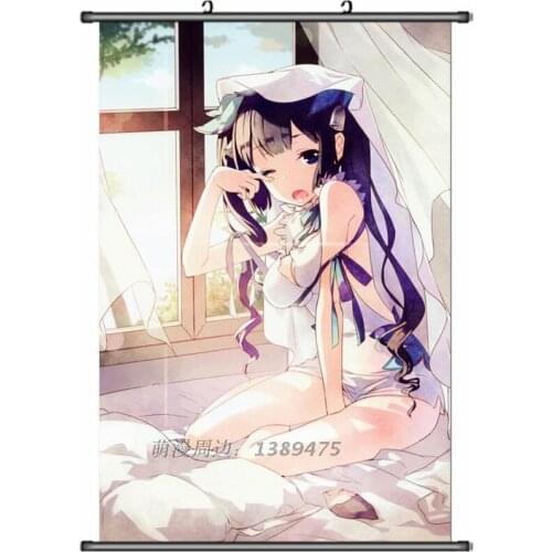 Anime Decorative Pictures Danjon ni Deai o Motomeru no wa Machigatteiru Daro ka Kami Sama Hestia Home Decor Wall Scroll Poster