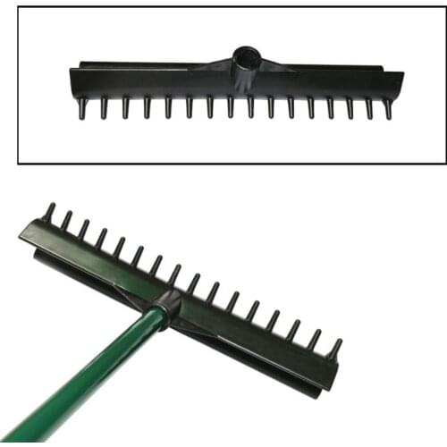 Golf Bunker Rake Head 14.76x2.95'' Plastic Sand Pitch Raking Care Maintain Tool