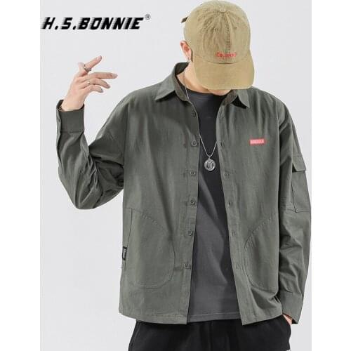 H.S.BONNIE Men's Cotton Shirts