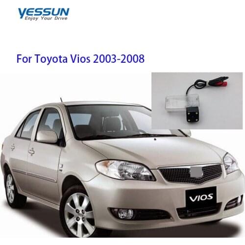 Yessun License plate camera For Toyota Vios 2003 2004 2005 2006 2007 2008 Car Rear View camera Parking Assistance