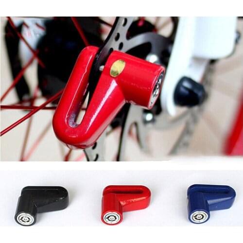 Anti-theft Metal Bicycle Lock Road Bike Disc Brake Locks Bicycle Steel Mountain Road Brake Disc Bike Safety Theft Protection