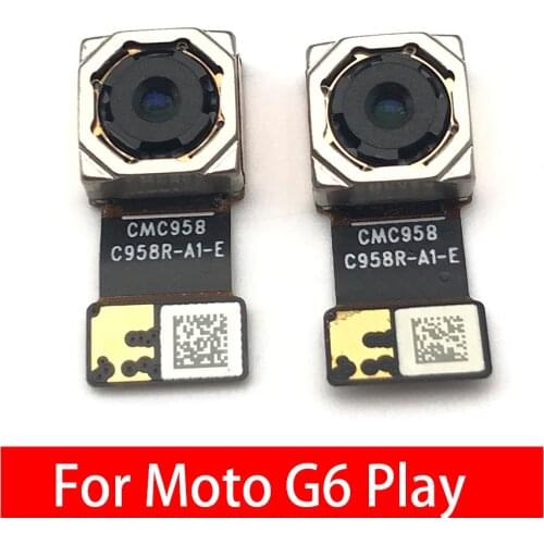 New Back Camera For Motorola Moto G6 Play Big Back Rear Main Camera Flex Cable Replacement