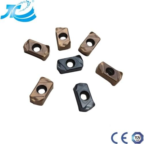 New 50Pcs Carbide Insert Two Side Insert LNMU0303 Milling Inserts Tools CNC Tool Milling Cutter Copper/Black HRC55