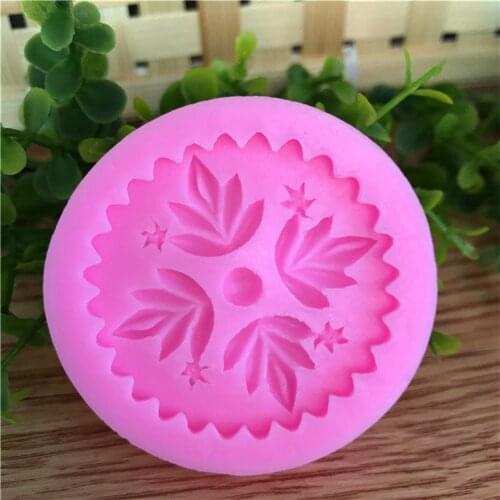 New Arrival Leaf Shaped 3D Silicone Cake Fondant mold, Cake Decoration tools, soap, Candle Moulds D096