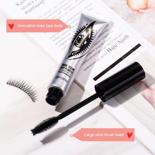 Wholesale 4D Big Eyes Silicone Brush Head Hose Mascara Smudge-proof Waterproof Mascara Makeup Cosmetic