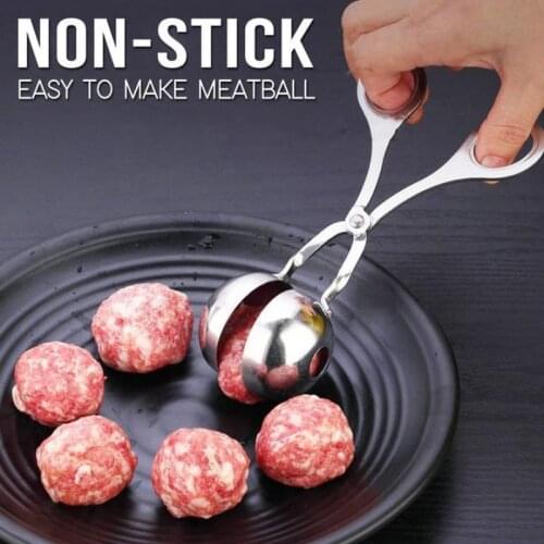 Convenient HandyLife Meatball Maker Stainless Steel Stuffed Meatball Clip DIY Fish Meat Rice Ball Maker Meatball Mold Tools