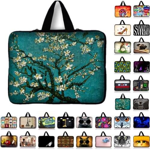 Van Gogh Portable Ultrabook Notebook Soft Sleeve Laptop Bag Case Smart Cover for MacBook 9.7 11.6 13.3 14.4 15 15.6 17.3 inch