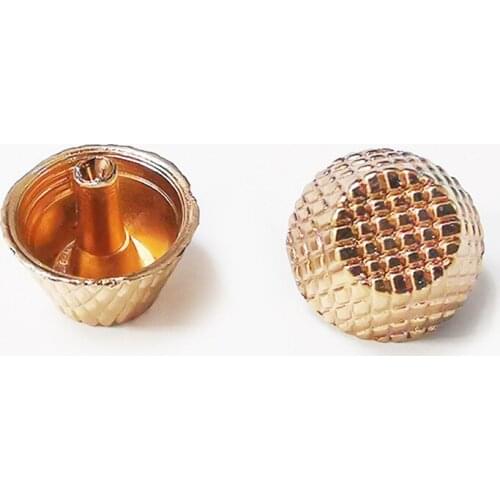 10pcs 10*6mm silver bucket rivets stud spike for punk rock rivets jacket