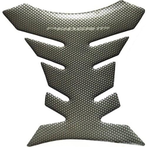 1pcs Universal Carbon Fiber Motorcycle Tank Pad Protector Sticker Fish Bone Style Motorcycle Oil Tank Stickers