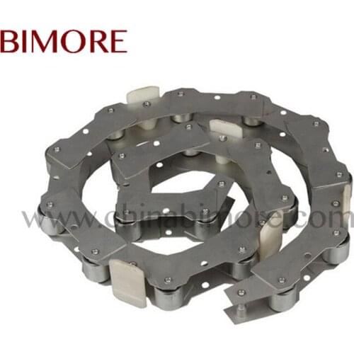 2PCS BIMORE Escalator Handrail Rotary Chain 19 Joints 18 Rollers GO456AY1 Roller 26*26mm