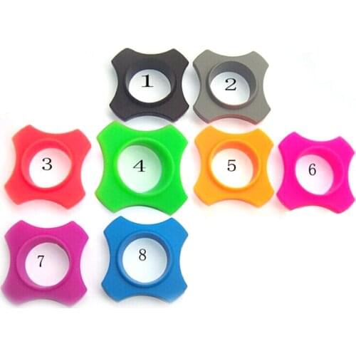 2 Pcs/lot Anti Slip Microphone Protection Soft Silicone Skid Proof Mic Anti-slip Base Non-skid Rolling KTV Replacement Mic parts