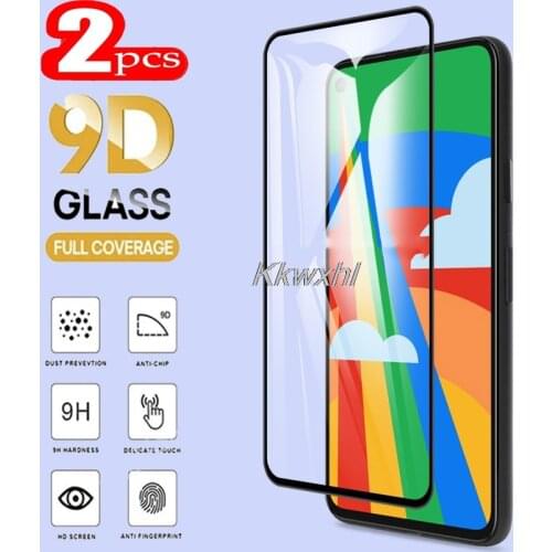2PCS For Google Pixel 4A 4G Screen Protector Full Glue Tempered Glass Protective Cover Film Pixel5 5 GD1YQ GTT9Q G025J GA02099