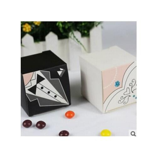 30 pcs/lot Paper gift box DIY candy box party mixed colour wedding party festival box black pink pattern boxes
