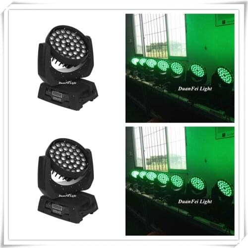 A-10pcs Dmx moving head led wash 36x18w 6in1 led rgbwa uv moving head wash light
