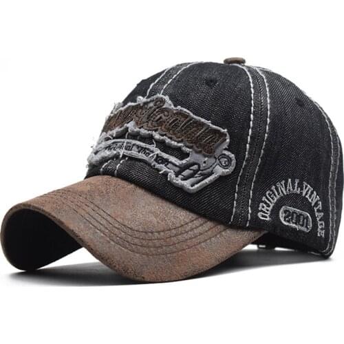 Ladies Washed Cotton Baseball Cap Snapback Hat For Men Women Dad Hat Embroidery Casual Cap Casquette Hip Hop Cap Adjustable