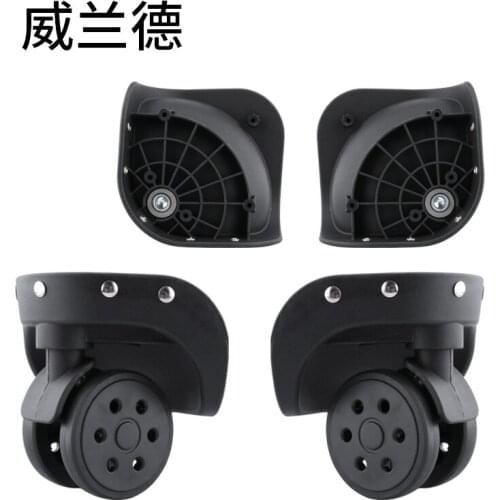 Travel Suitcase Replacement Wheels Luggage Accessories Trolley Case Casters Parts New Casters Components Remove Universal Wheels