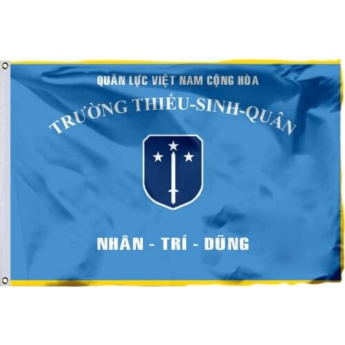 South Vietnam ARVN Junior Military Academy Flag 90x150cm 3x5ft Banner 100D Polyester Double Stitched High Quality