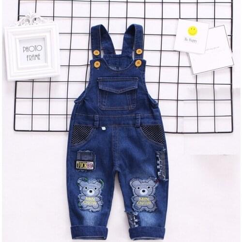 IENENS Kids Baby Jumper Boys Girls Overalls Clothes Clothing Jeans Toddler Jumpsuit Infant Boy Girl Casual Jumpsuit Pants