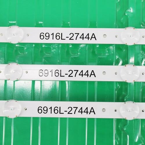 3 PCS/set LED Backlight strip For LG 43UH620V 43UH610T 43UH630V 43UH603V 43 V16.5 ART3 2744 6916L-2744A UHD 1 LC430DGE (FJ) (M2)
