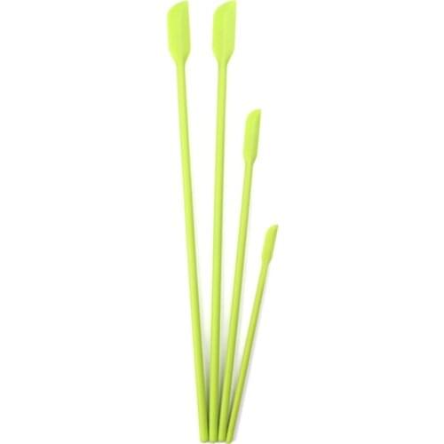 Mini Silicone Spatula Spatula Set of 4 Last Drop Spatula Small Makeup Spatula Beauty Spatul Tiny Silicone Spatulas