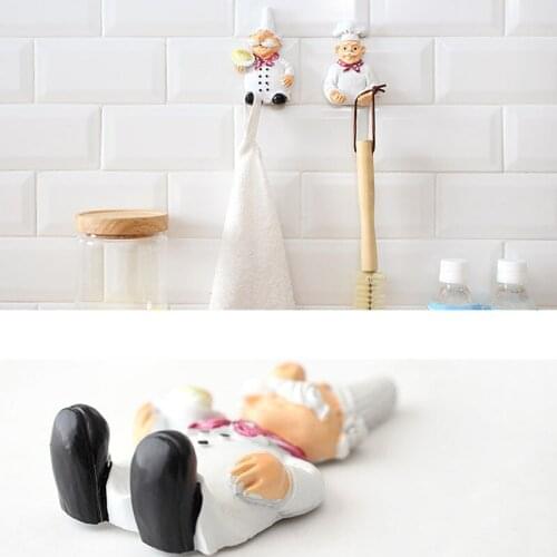 Cartoon Shape Kitchen Hanging Hook Strong Sticky Wall Hook Holder Rack Decor Bathroom Storage Hook Shelf Household Organizer Hot
