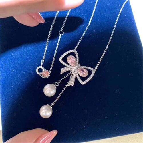 Pure silver Empty set of Necklace Chains For Jewelry Making Diy Supplies Handmade Jewelry Accessories