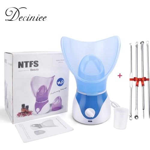Face Steamer Spa Home Facial Steamer Sauna Unclogs Pores Extract Blackheads Kit Rejuvenate Face Steaming Skin Care Deep Cleanse