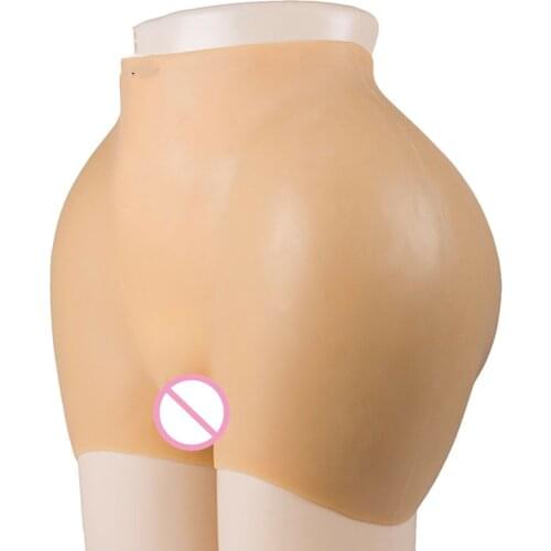 5500g Full Silicone Panty Padded Buttocks Hips Enhancer Body Shaper Sexy Body Shapewear Plus L Size Pads Fake Butt Big Ass Pants