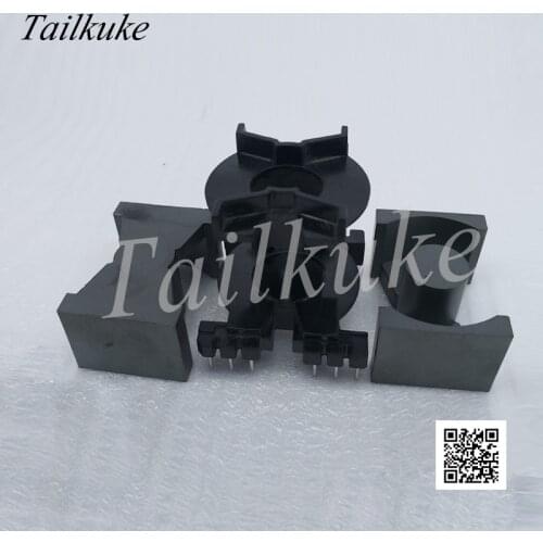 PQ4040 Magnetic Core Vertical 6+6/7+7/8+8 Skeleton Set Ferrite Transformer Core PQ4040 Flat PC40 Material