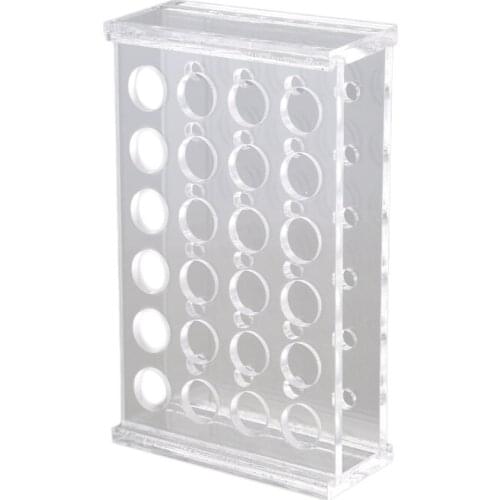 1.5Ml Centrifuge Tubes 11Mm Dia Test Tube Plastic Rack Stand 24 Holes