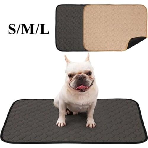 S/M/L Dog Diapers Puppy Pads Waterproof Absorbent Washable Reusable Pads Dog Pee Pads Pet Training Mat