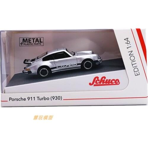 Schuco 1:64 Porsche 911 3.0 TURBO LIMITED rubber tire Die-casting metal car model