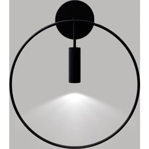 Modern minimalist line wall lamp Spanish designer personality restaurant corridor wall lamp