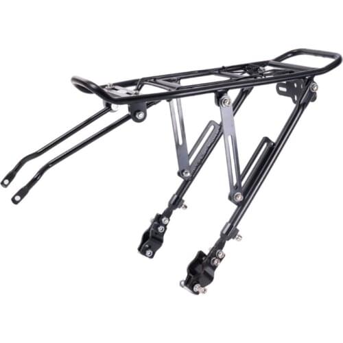 Rear Bicycle Rack Bike Cargo Rack Shelf Adjustable Bike Cycling Cargo Luggage Bag Stand Holder Trunk Fit