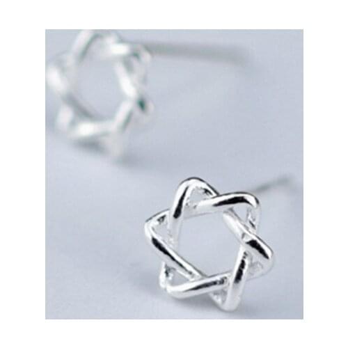 2019 New Collection Simple Tiny Little Sequin Star Shape Earrings For Women Stars Small Mini Ear Stud Earring KED3288